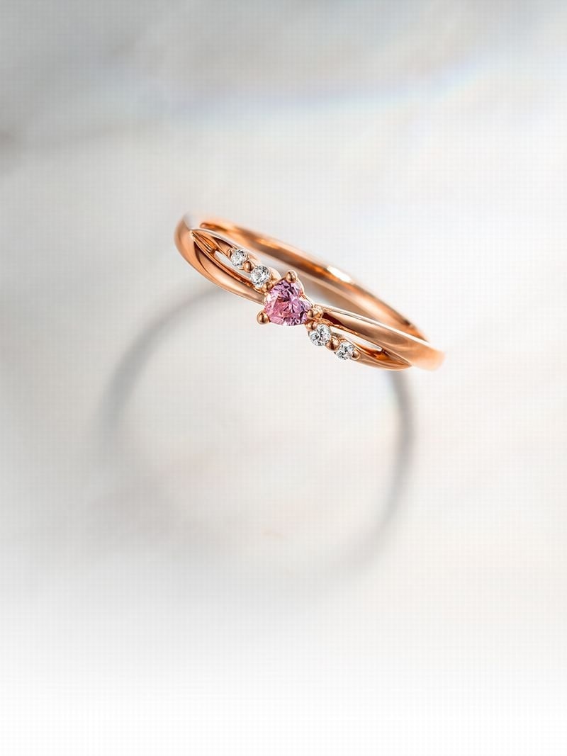 楽天市場】K10ピンクゴールド リング 4℃ ヨンドシー アクセサリー