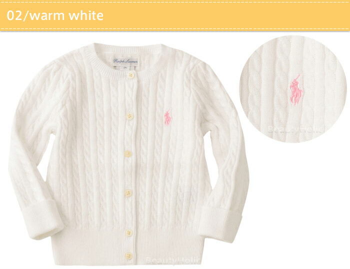 楽天市場】【メール便】 ラルフローレン ベビー キッズ ケーブルニット