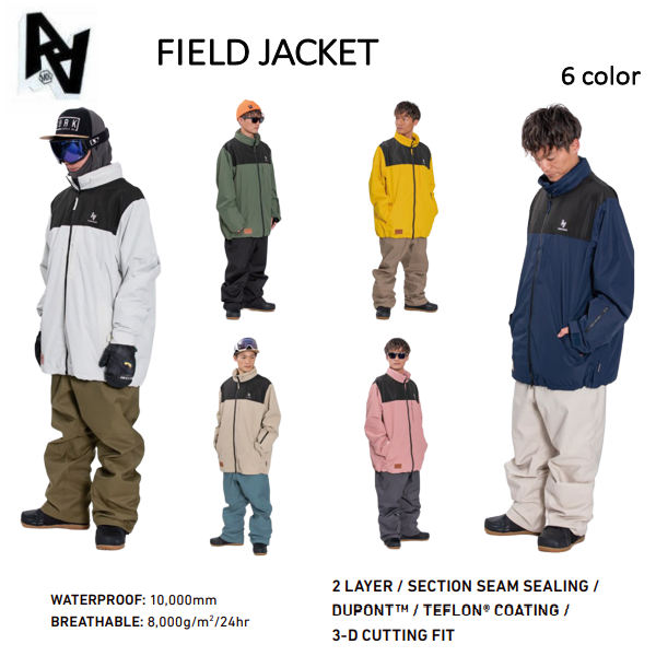 楽天市場】【AA HARD WEAR】2022/2023 ダブルエー FIELD JACKET スノー