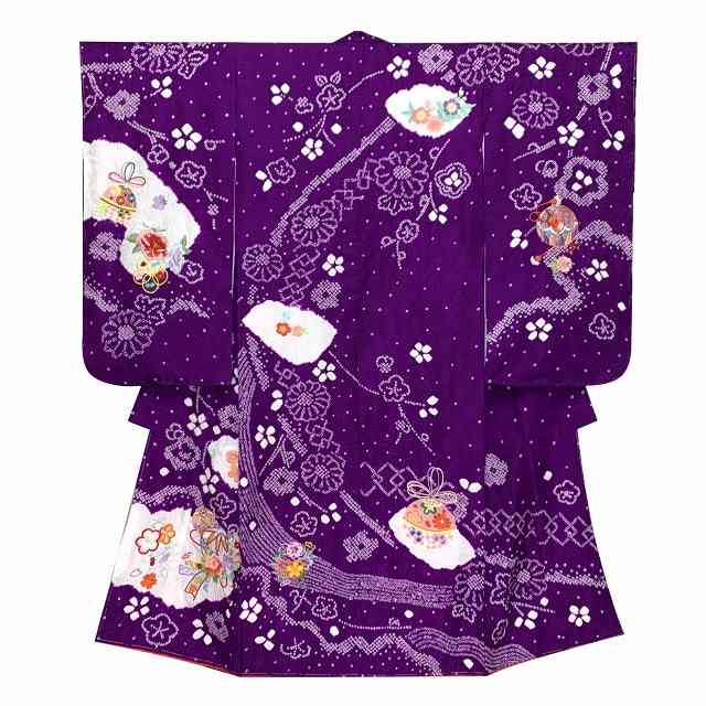 楽天市場】七五三 着物 フルセット 本絞り 刺繍入りの着物 正絹 7歳