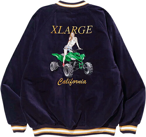 楽天市場】XLARGE エクストララージ VELOR SOUVENIR JACKET ベロア