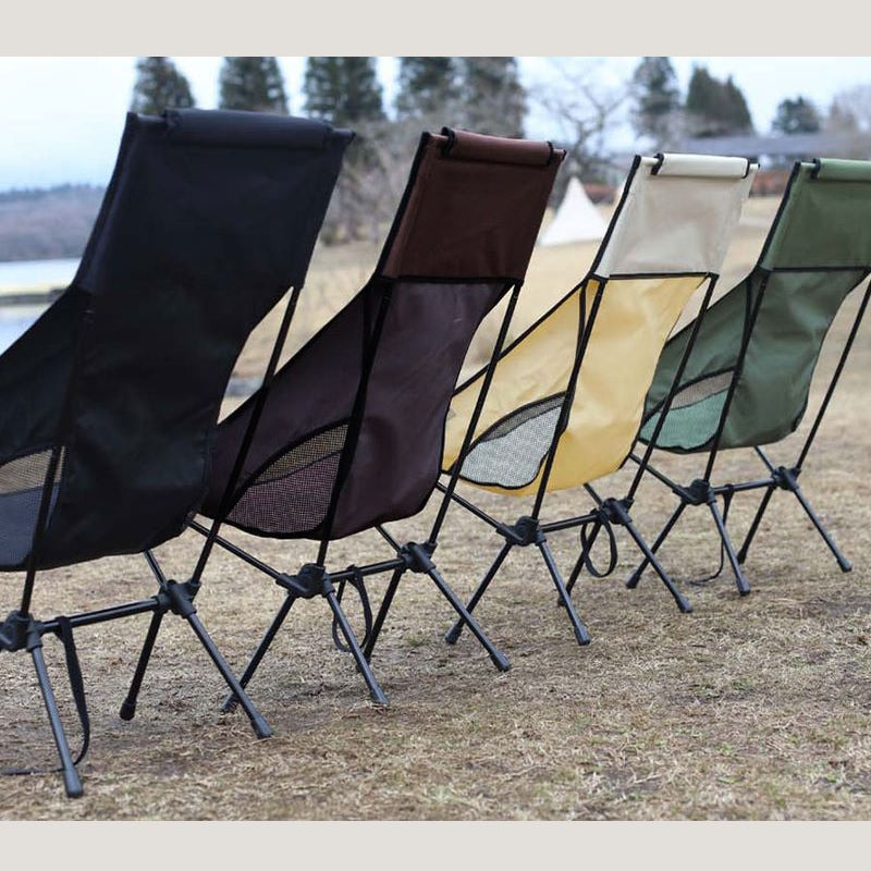 楽天市場】S'more/スモア アルミハイバックチェア 折りたたみ式チェア
