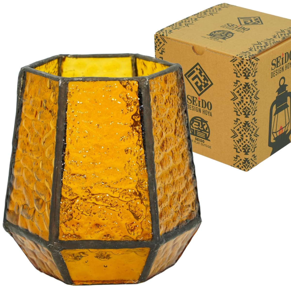 楽天市場】SEIDO ランタン ホヤ ステンドグラスホヤ デイツ