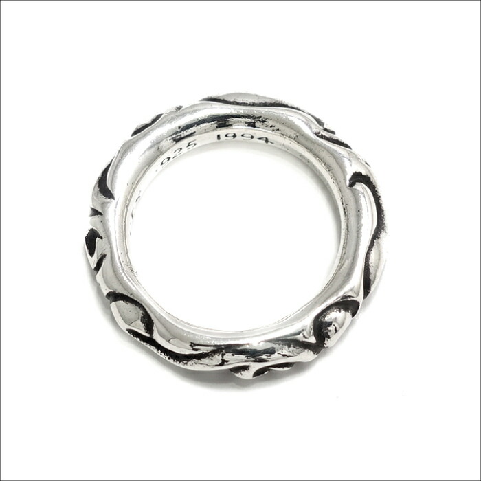 楽天市場】【CHROME HEARTS クロムハーツ】SCROLL BAND RING