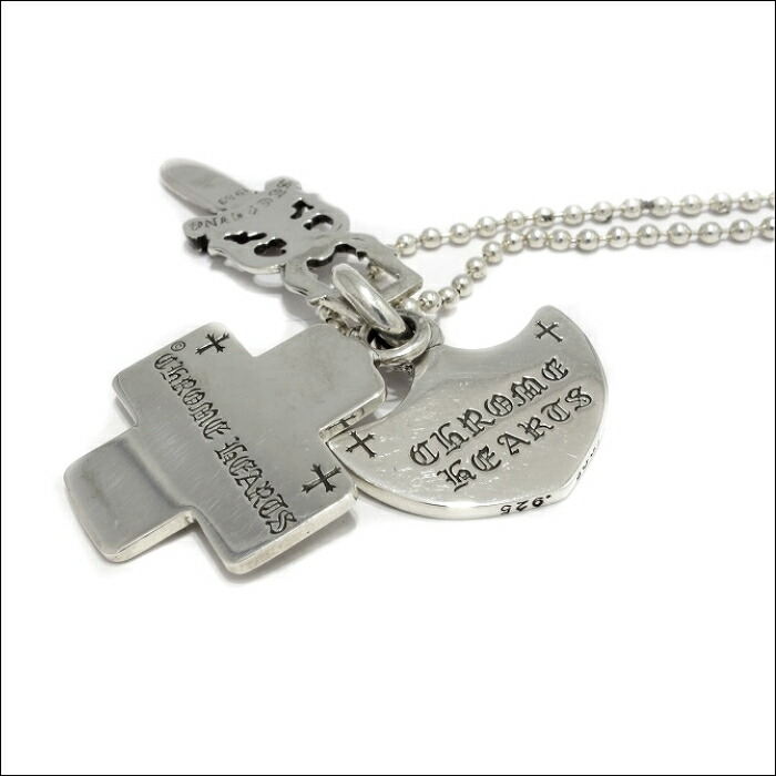 楽天市場】【CHROME HEARTS クロムハーツ】3 Trinkets Pendant