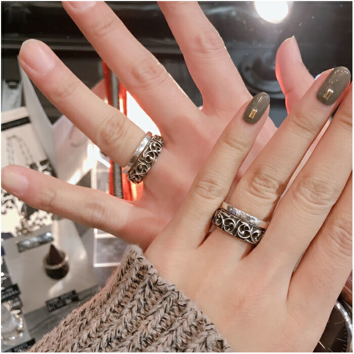 楽天市場】【CHROME HEARTS クロムハーツ】Eternity Vine Band Ring