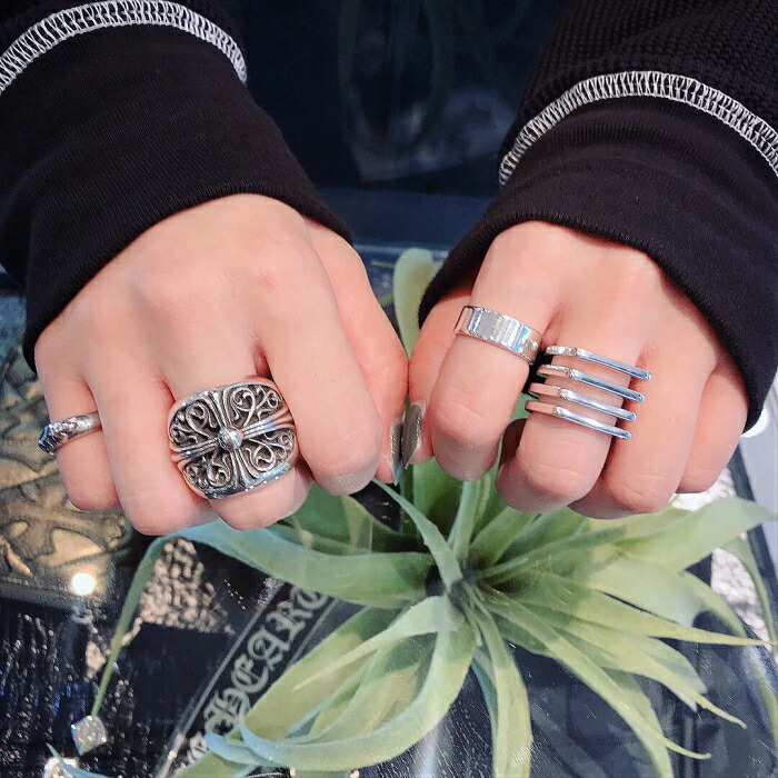 楽天市場】【CHROME HEARTS クロムハーツ】Classic Ovel Cross Ring