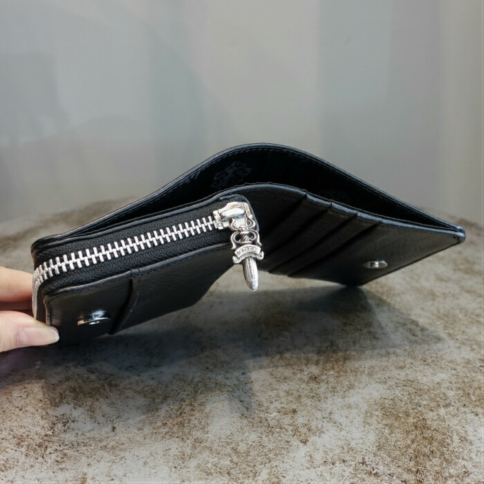 楽天市場】【CHROME HEARTS クロムハーツ】Square Bill Zip Wallet