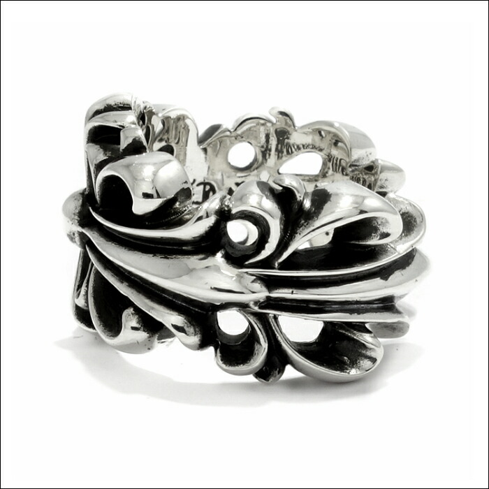 楽天市場】【CHROME HEARTS クロムハーツ】DOUBLE FLORAL CROSS RING