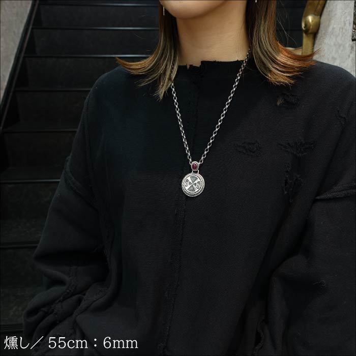 楽天市場】当店限定【ダブルリングチェーン 6mm】45cm 50cm 55cm 60cm