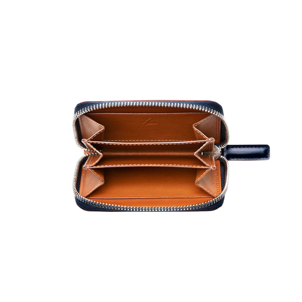 Cordovan Zip Coin Wallet - Cordovan - –Timeless Leather Designs