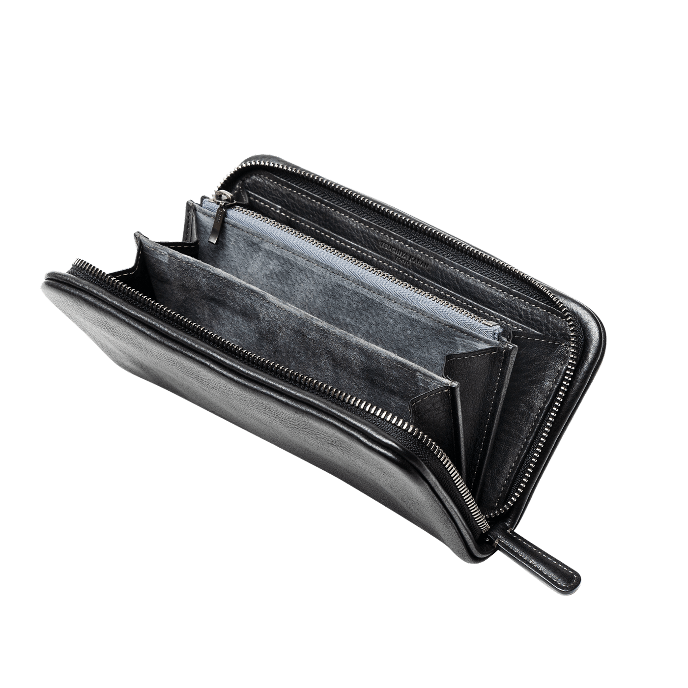 数量限定色】トーンオイルヌメ クッションファスナー長財布 – 長財布