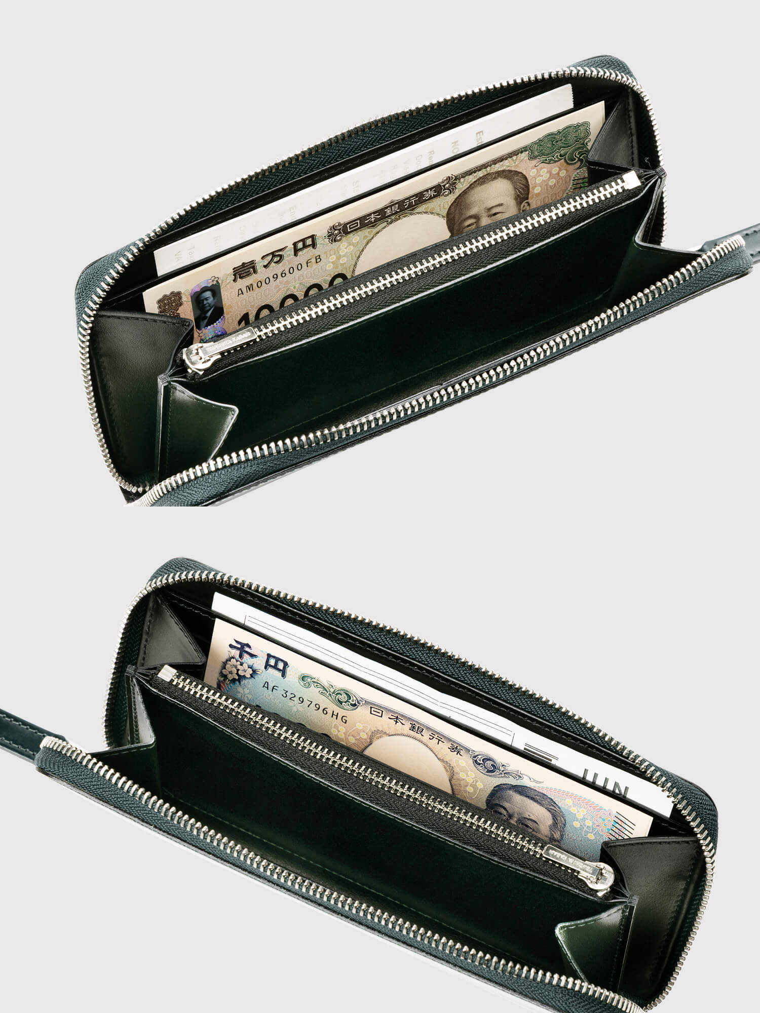 数量限定色】コードバン ファスナーロングパース 002 – 長財布 – 土屋