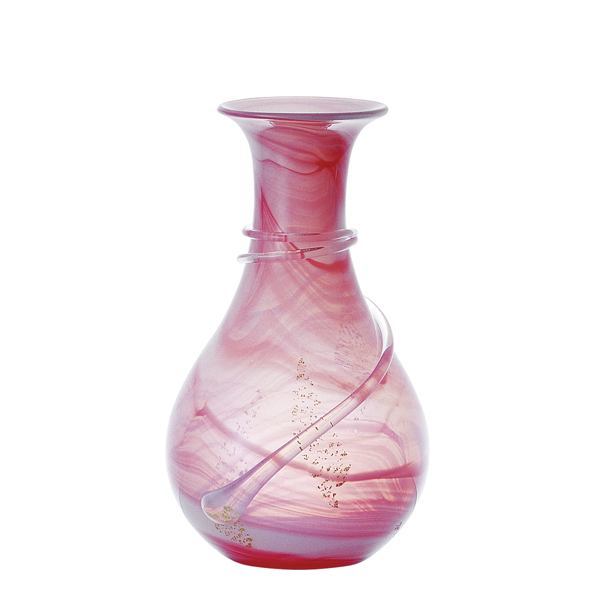 津軽びいどろ 口すぼまり 花器 | おしゃれなガラスの花瓶 かわいい