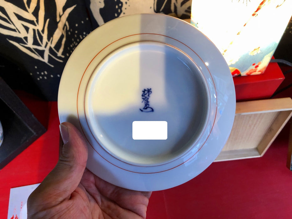 14代柿右衛門窯窯物 錦手 錦花鳥文額皿(木箱付)【限定1】【皿】 — 佐賀