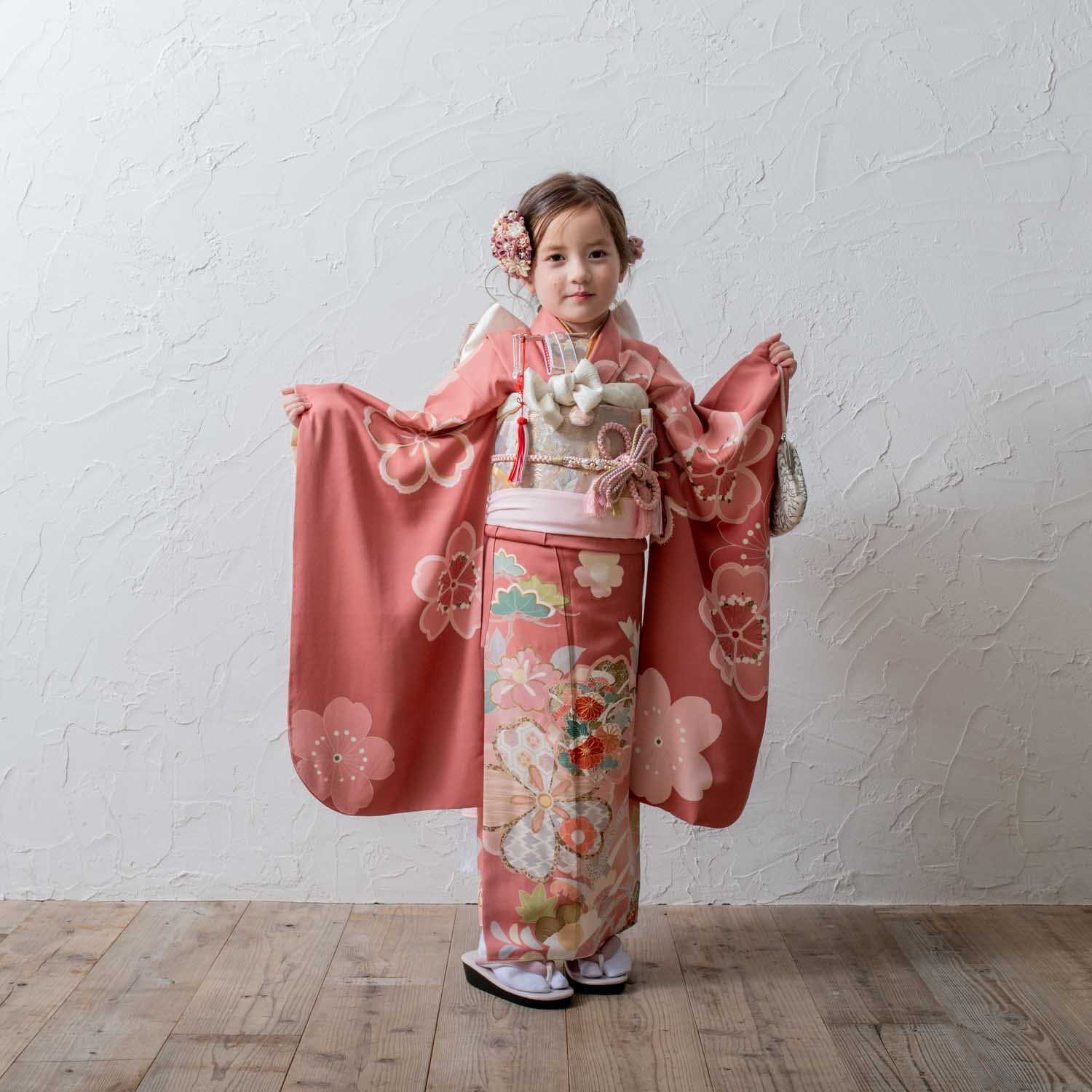 七五三 7歳 女の子 レンタル着物｜AG705 – tsukihana-つきはな-