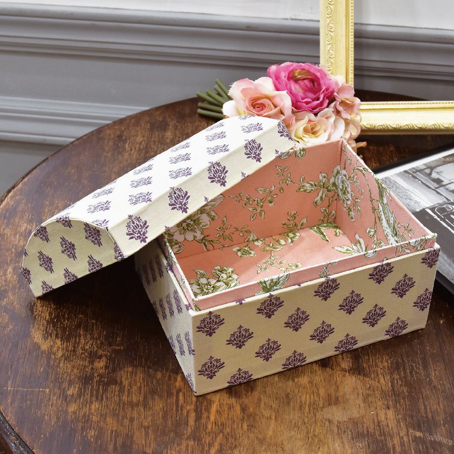 カルトナージュ キット セット ジュエリーボックス 完成サイズ:約W17.8