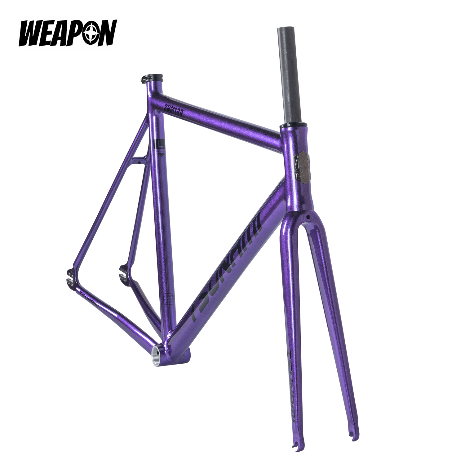 Track Frameset - TSUNAMI SNM100 - Decent Alloy Fixed Gear Frameset