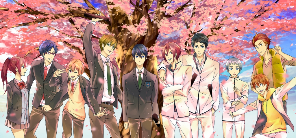 FREE!【橘真琴,松岡凛,七瀬遙,葉月渚,竜ヶ崎怜,松岡江,御子柴清十郎