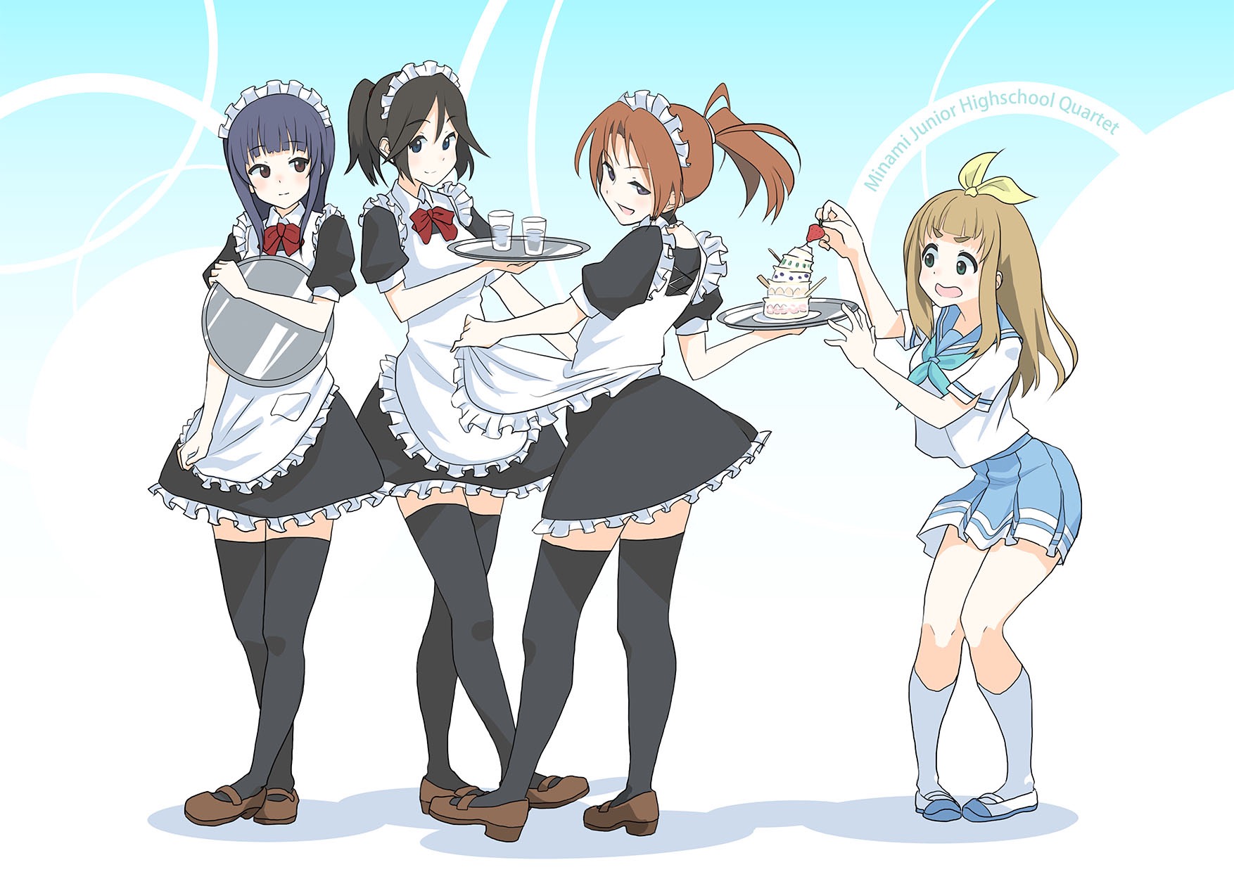 響け!ユーフォニアム【中川夏紀,吉川優子,鎧塚みぞれ,傘木希美】 壁紙