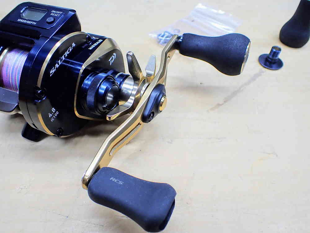 ソルティガ IC 100Pのハンドルノブ交換 | TSURERO