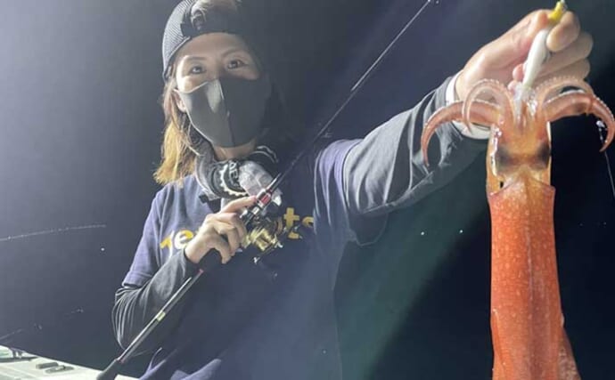 タイラバ＆カワハギロッド流用でイカメタルに挑戦 専用竿との差は2匹