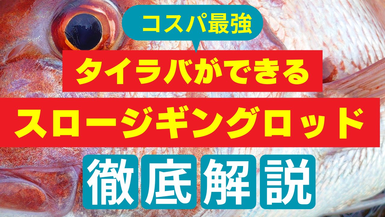 コスパ最強】『タイラバができるスロージギングロッド16選』初心者
