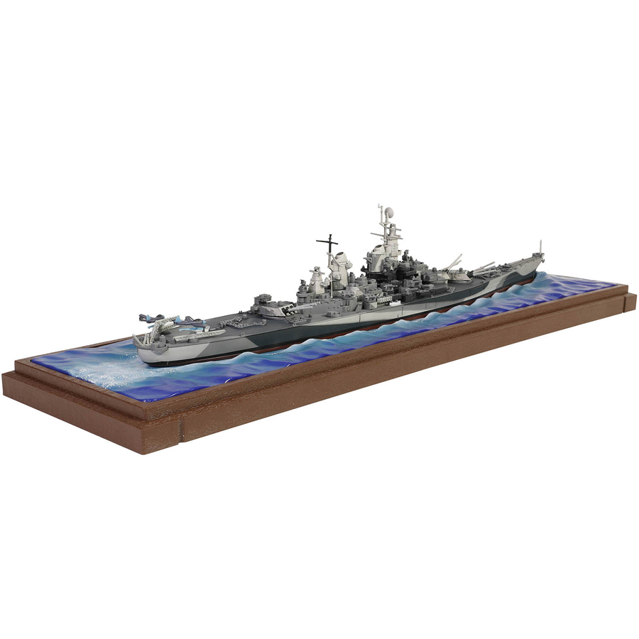 1/700 アメリカ海軍 戦艦ミズーリ 洋上モデル仕様 雲形迷彩【WS55716