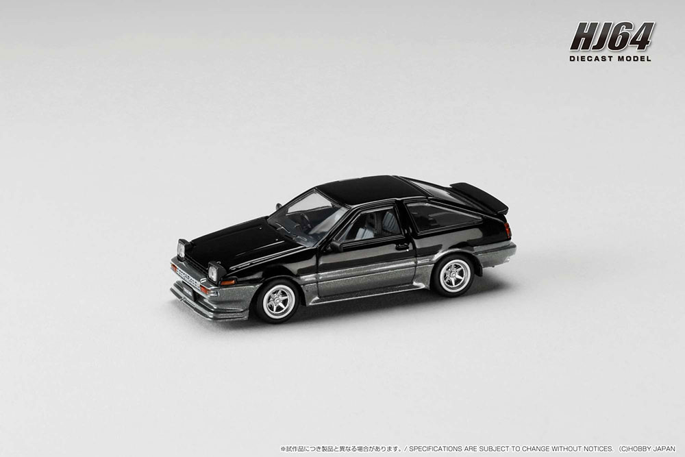 1/64 トヨタ スプリンター トレノ 後期型 JDM Style ブラック / グレー