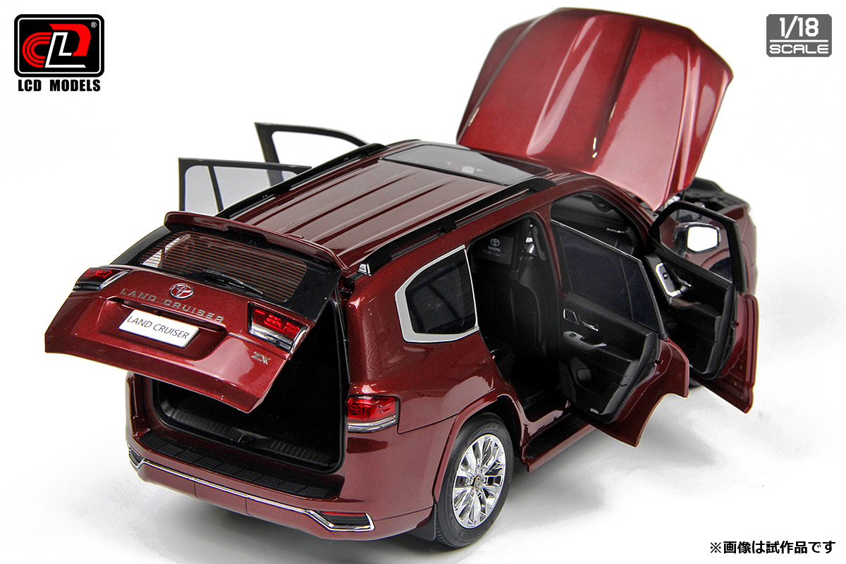 1/18 ランドクルーザー300 ZX レッド【LCD18013ZXRE:6971631022645