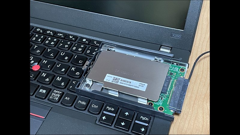 X260 のSSDをPCIe Gen3 NVMeに換装！ | ちょうべいのThinkPad