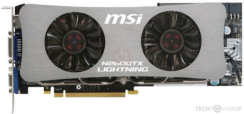 MSI GTX 260 Lightning Specs | TechPowerUp GPU Database