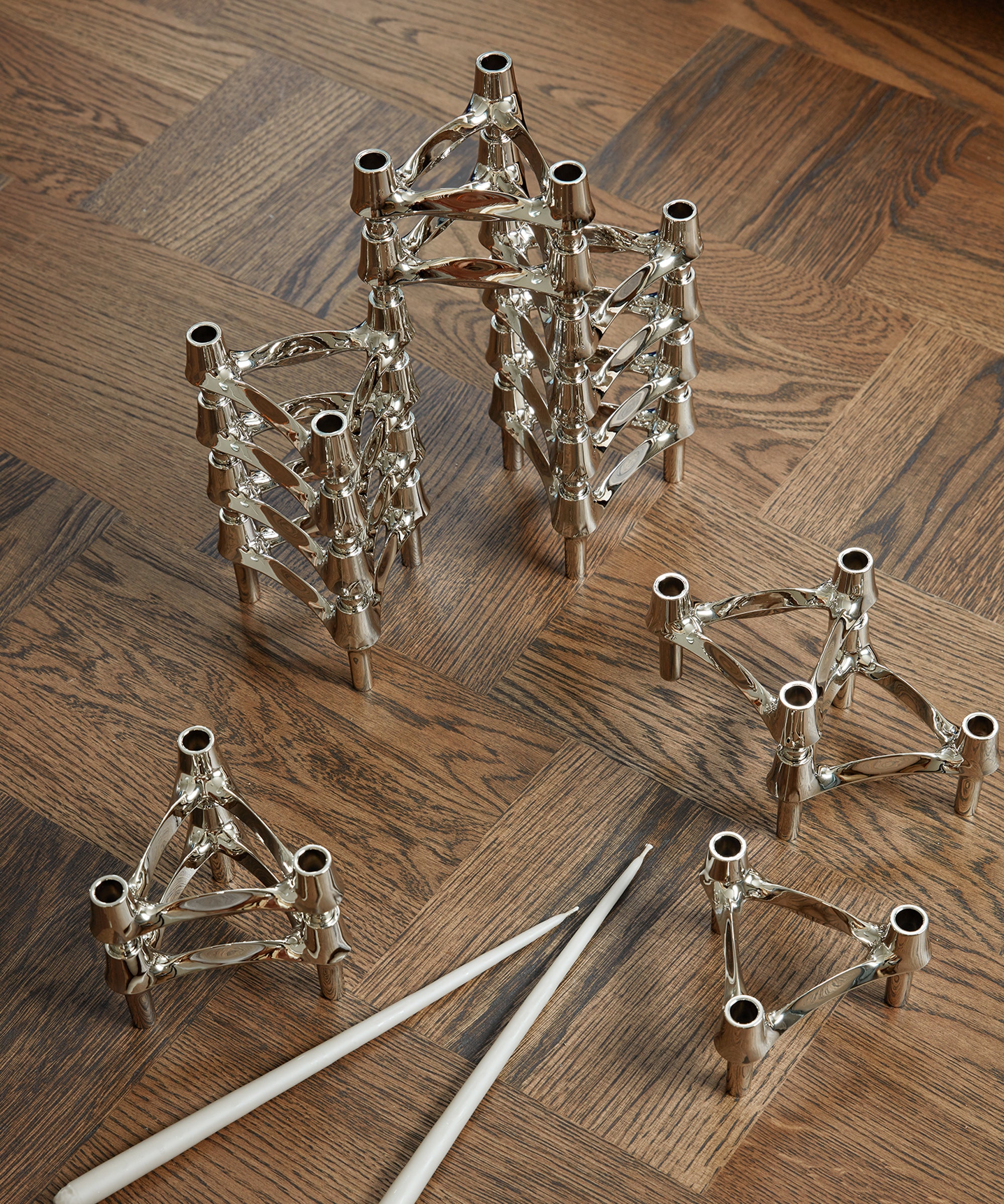 BMF Zinc Alloy Candle Holder | Three-Legged Stackable – TRNK