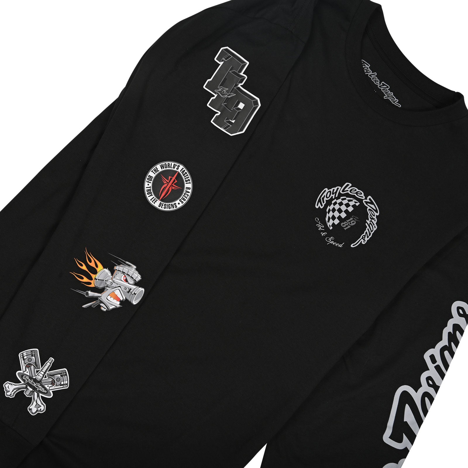 Long Sleeve Tee Worldwide Black – Troy Lee Designs