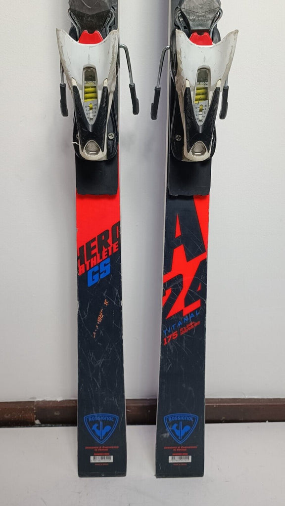 Rossignol Hero Athlete GS 175cm Ski + Look 10 Bindings Winter