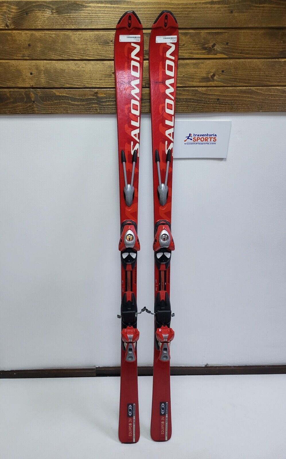 Salomon Equipe 8 3V 168 cm Ski + Salomon 10 Bindings Winter Sport