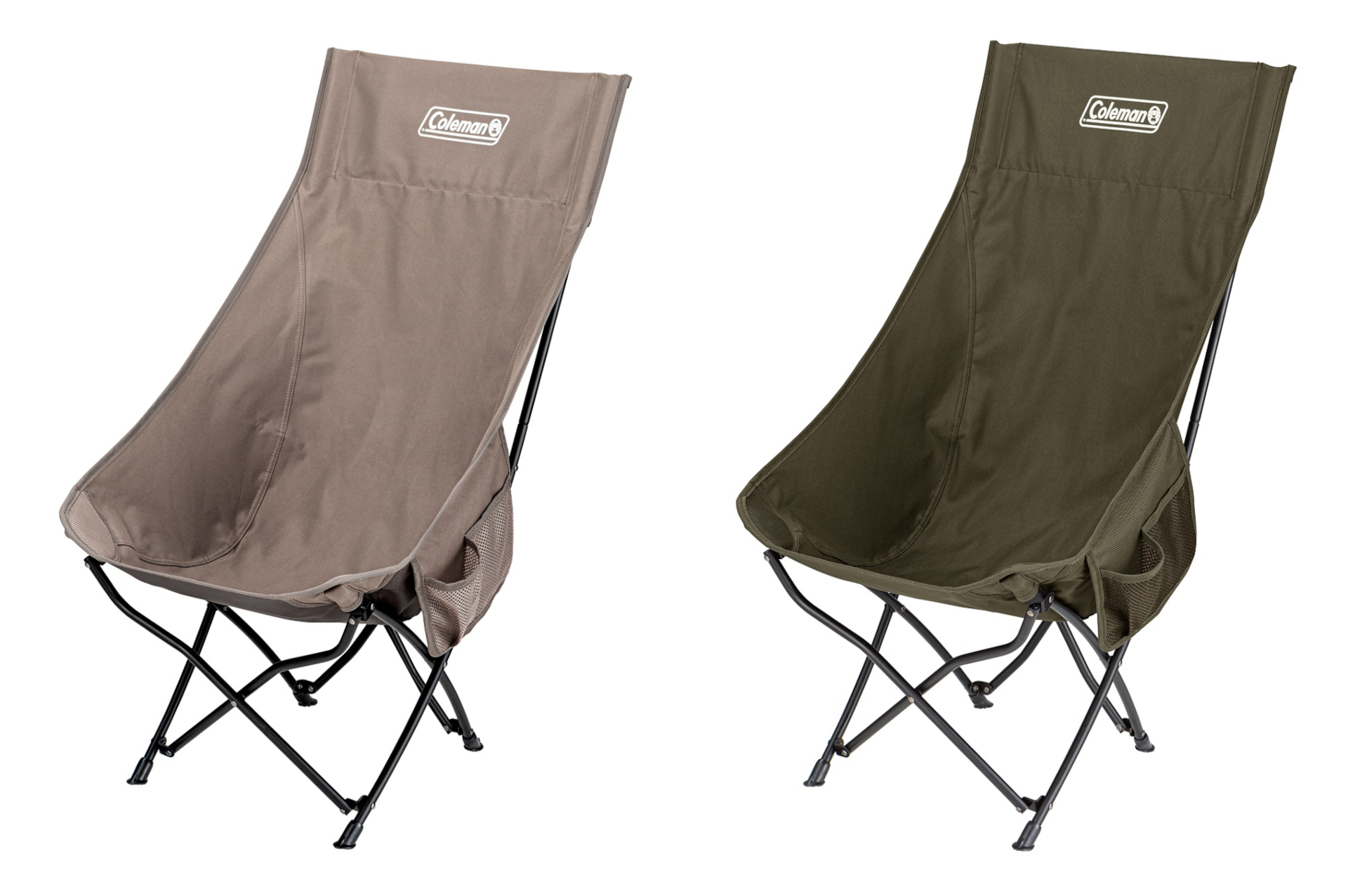 コールマン、背もたれを伸ばしたロースタイルチェア「ヒーリングチェア