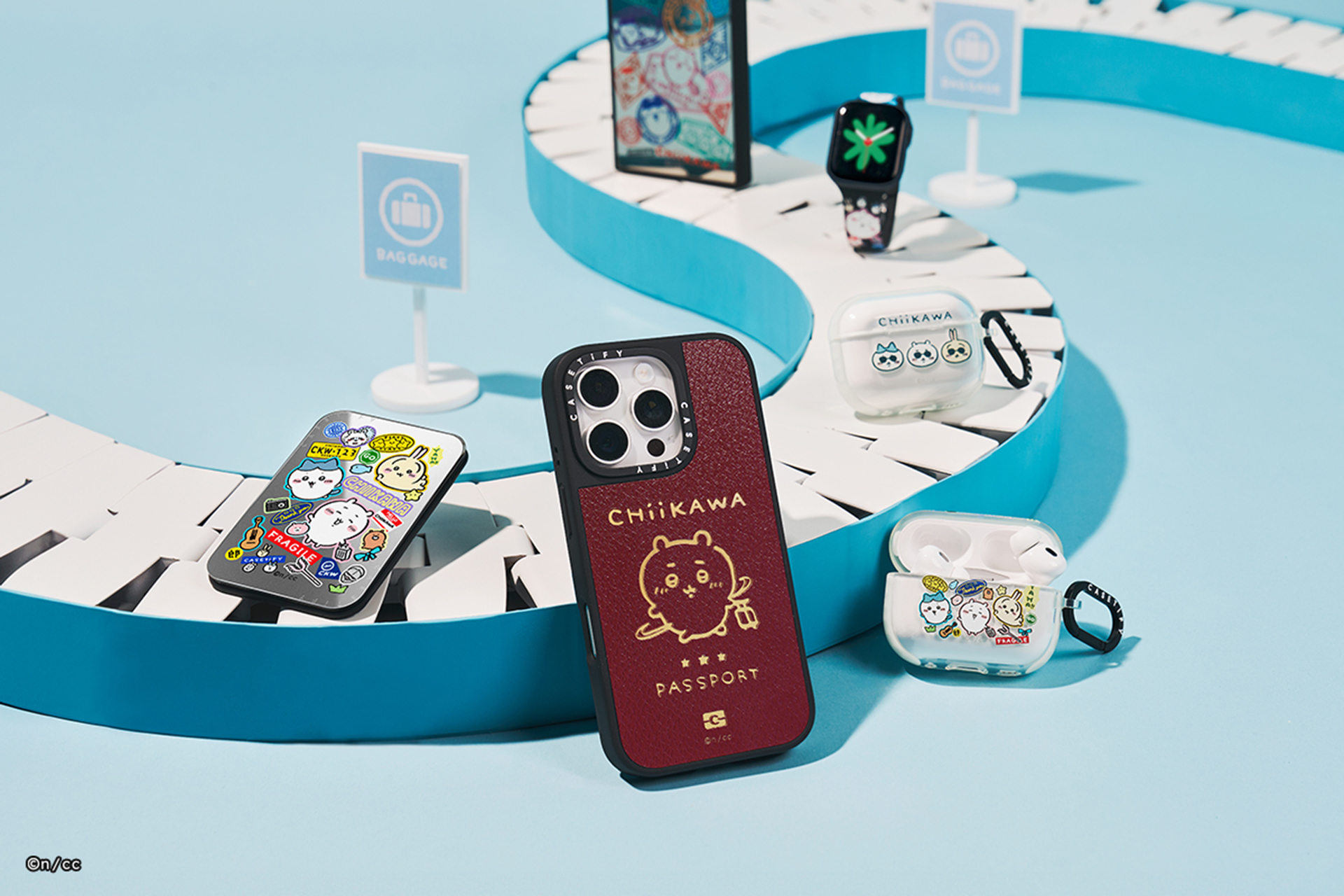ちいかわ×CASETiFY、旅をテーマにした初コラボコレクション。数量限定