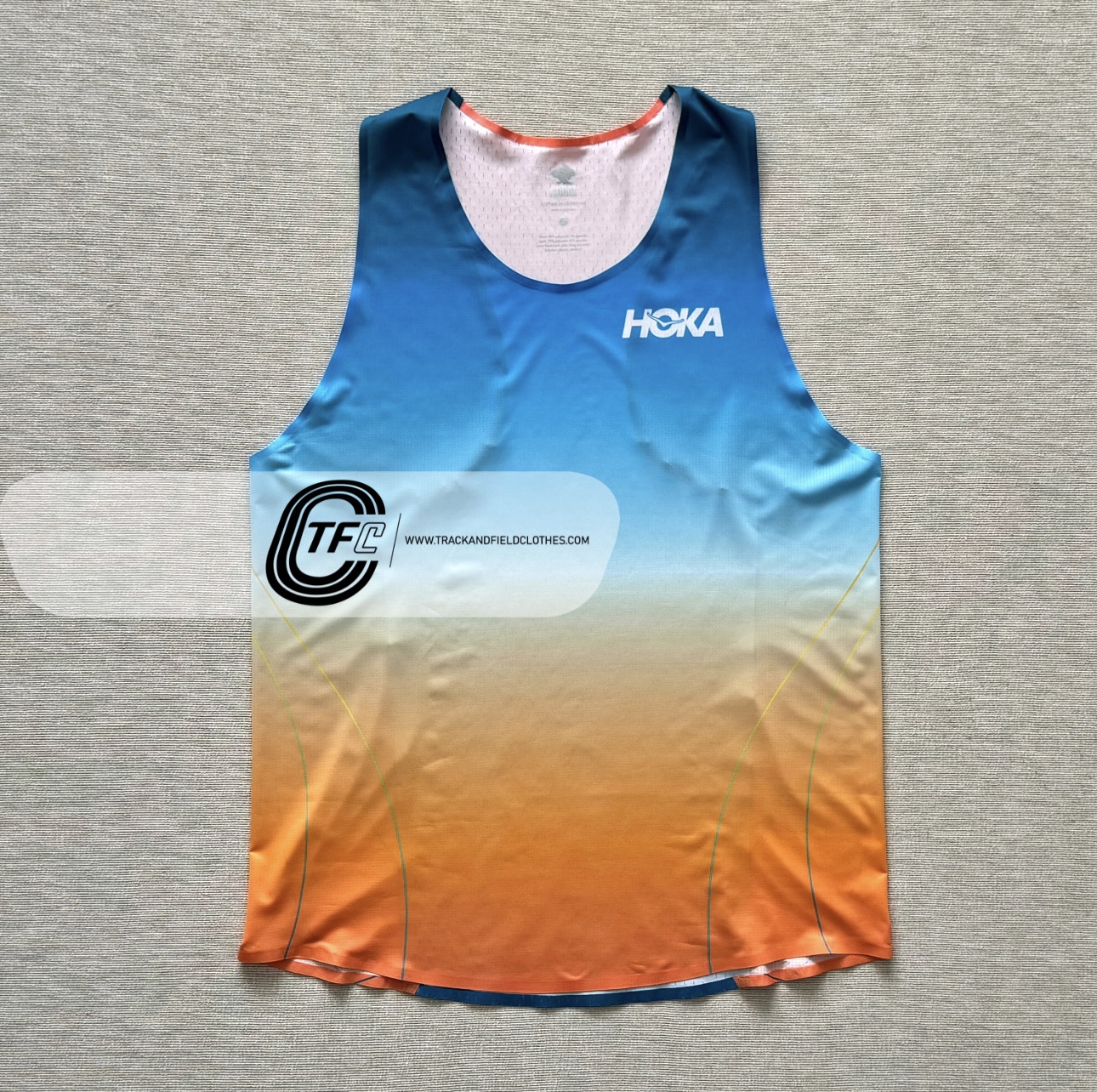 Hoka 2023 Pro Elite Team Distance Singlet | Trackandfieldclothes