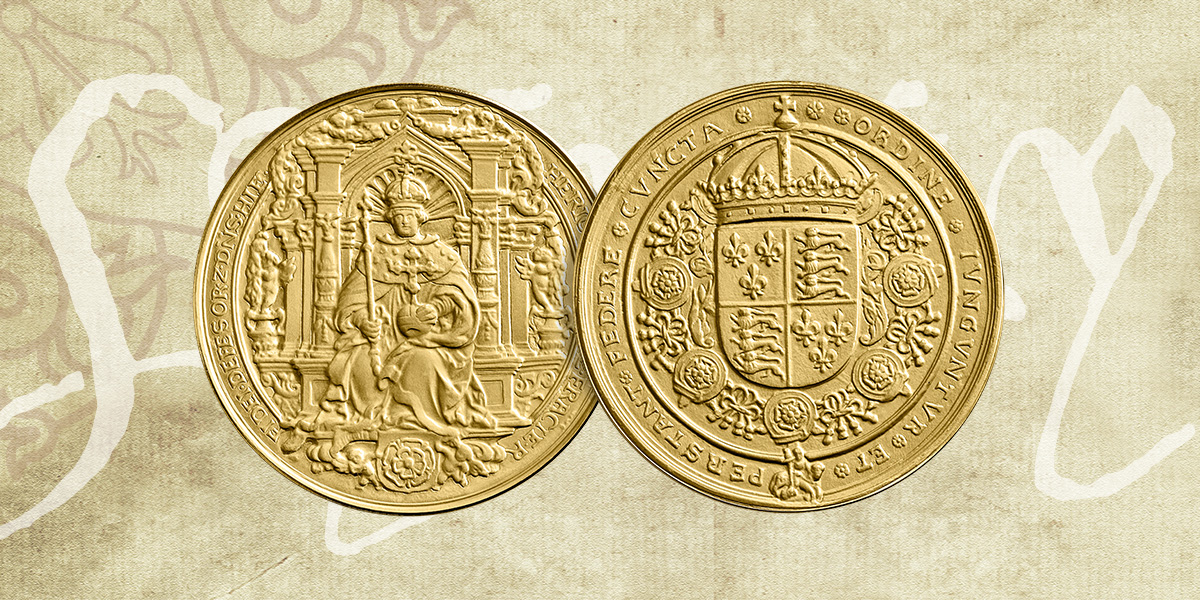 動画あり】【英国の国璽】グレートブリテン ヘンリー8世の印章 1オンス