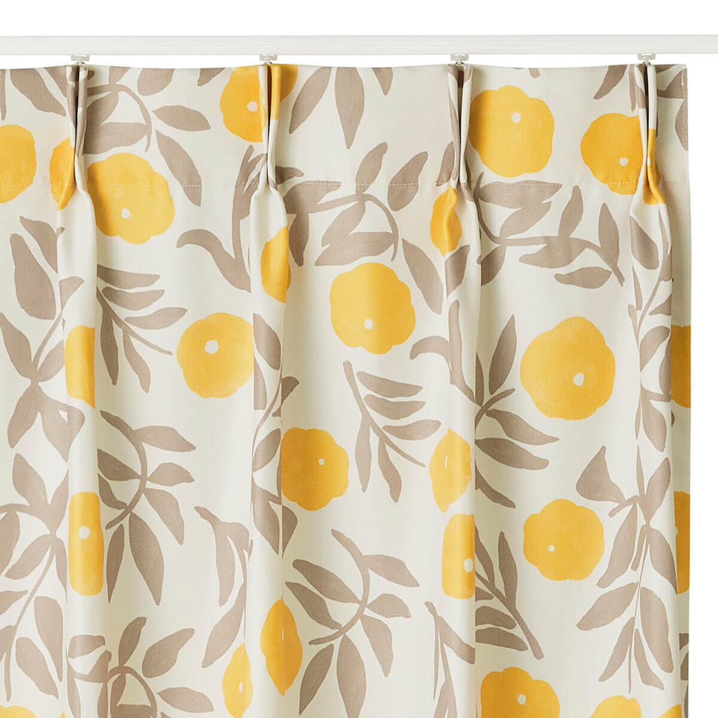 ウニコカーテン【ドレープ】WELSHOO(ウェルシュー) イエロー ウニコ