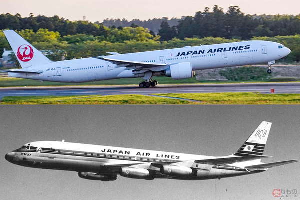60年前のJALのファーストクラス、いまとどう違う? 「DC-8」初号機は