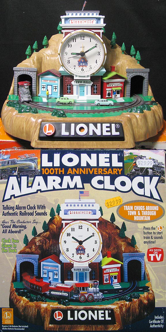 Lionel 0 LIONEL 100th ANNIVERSARY ALARM CLOCK