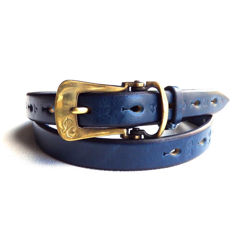 Porter Classic (LEATHER BELT) Color：Blue - TRAMPS/トランプス