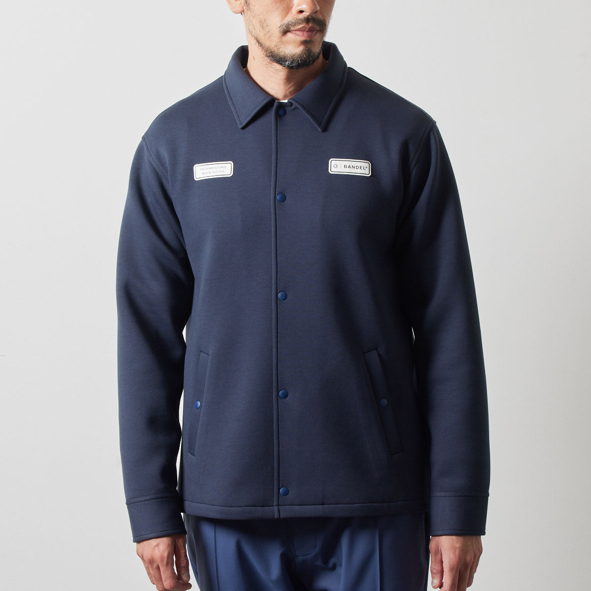 BANDEL GOLF バンデル ゴルフ | コーチジャケット メンズ ネイビー
