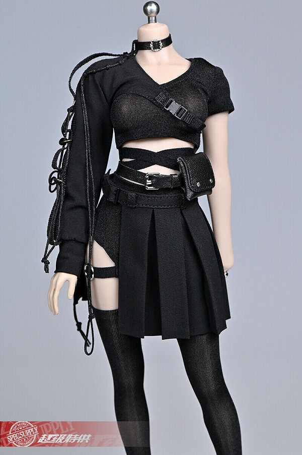Spec Supply 1/6 女性フィギュア用 ブラック ファイター コスチューム