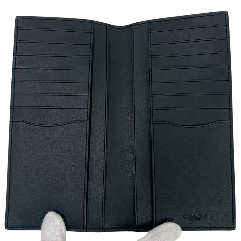 COACH PVCシグネチャー ブレストポケットウォレット CW353 チャコール