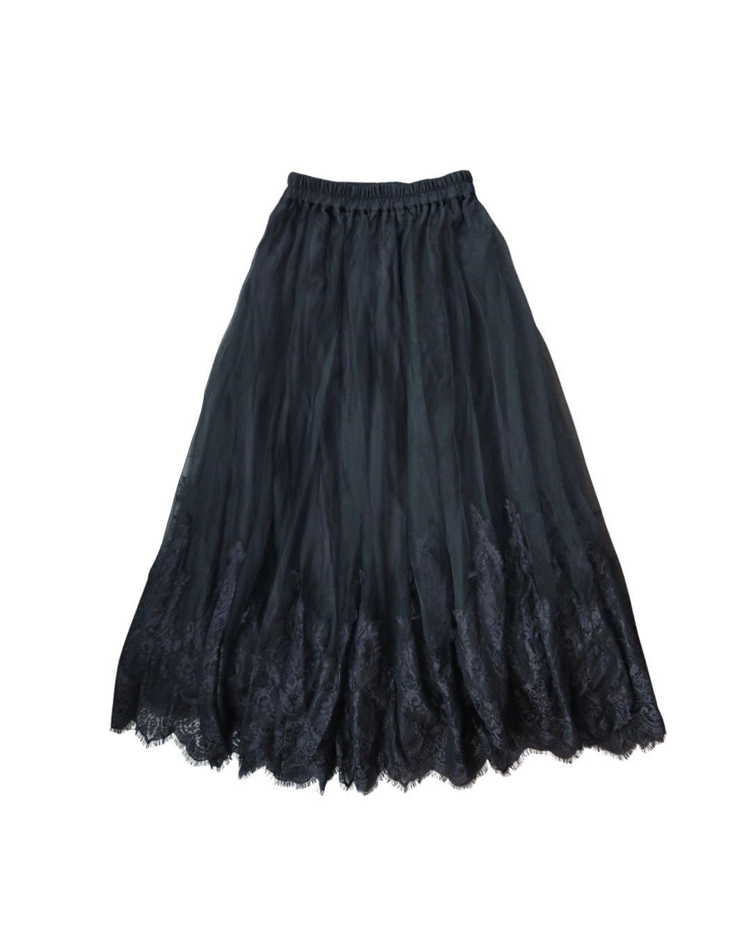 予約販売2月中旬〜下旬】Clara Tulle Lace Long Skirt – Treat Ürself