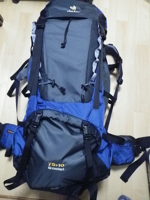 ドイター エアコンタクト75+10 を購入！ - 登山・クライミング用装備