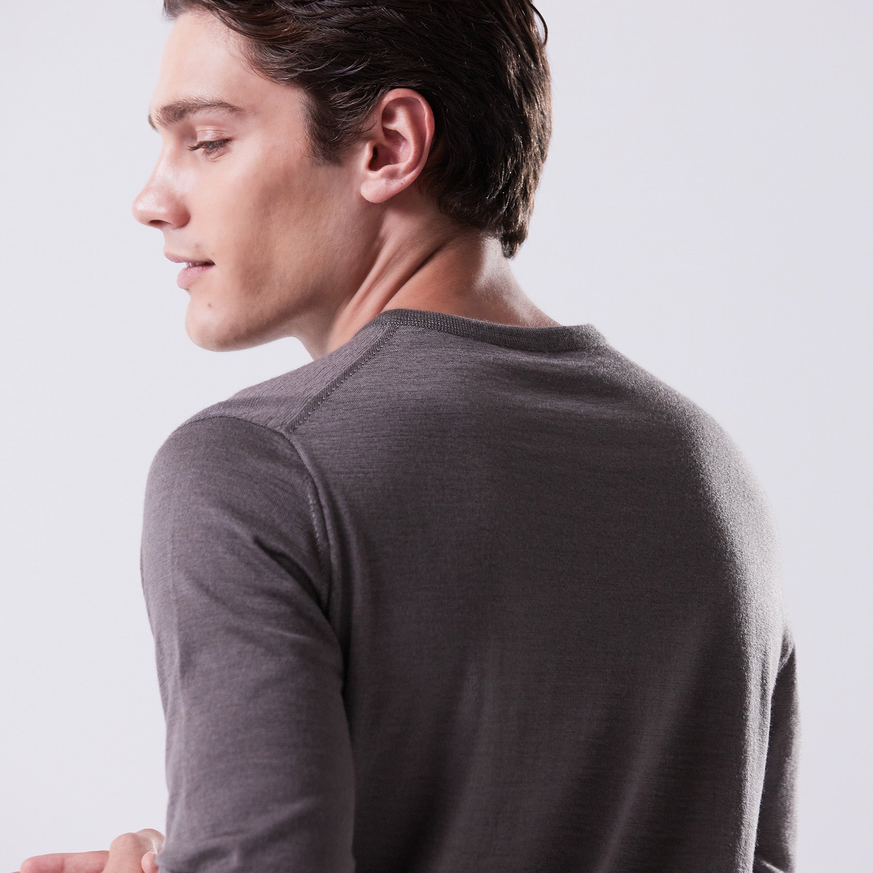 30/70 trenta settanta | ottimo：クルーネックプルオーバー（＃7414